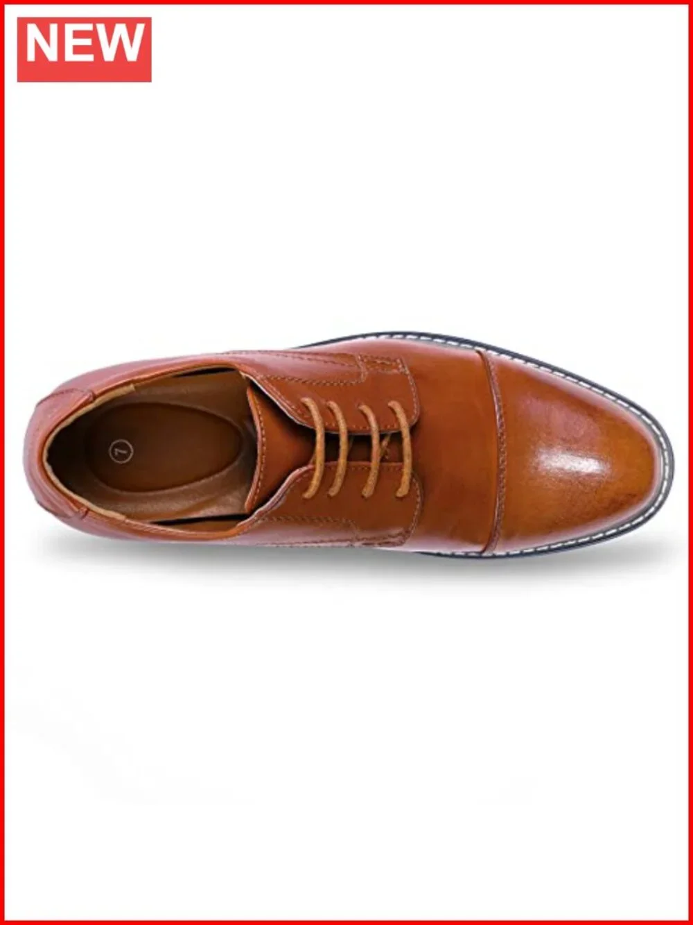 Men's Wingtip Oxford Dress Shoes - Formal Business Wedding Lace-Up